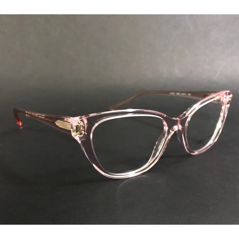 Jimmy Choo Eyeglasses Frames JC3011 5034 Transparent Pink Cat Eye 54-17-145